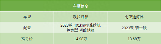 13万买电车，欧拉好猫和比亚迪海豚怎么选？全面对比后差距明显