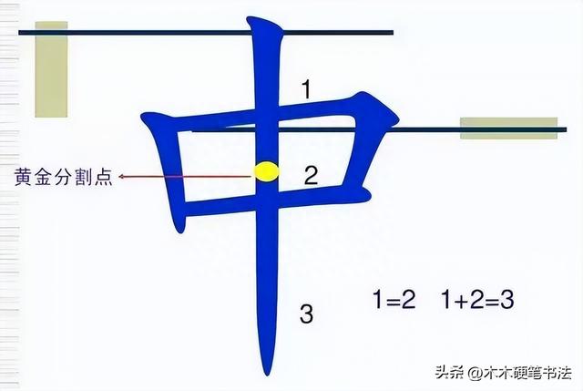 练字掌握黄金分割点，写好原来如此简单
