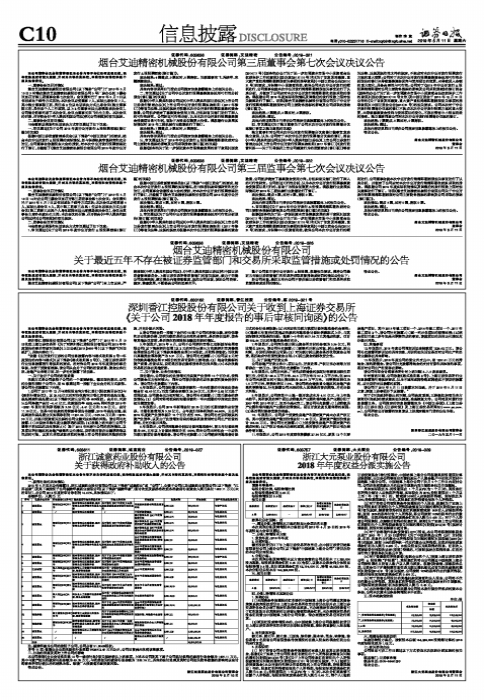 深圳香江控股股份有限公司关于收到上海证券交易所《关于公司2018年年度报告的事后审核问询函》的公告