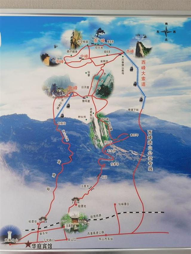 肩挑背扛送货上山，行走于绝壁峭崖之间，西岳华山仍有30多名挑山夫