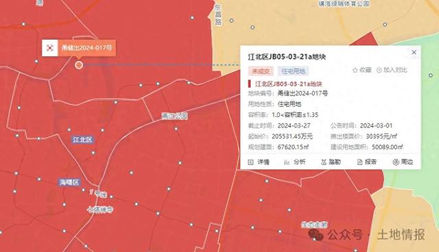 江山万里&东投22.05亿竞得宁波湾头宅地，楼面价创新高