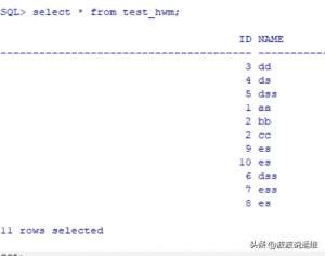 hwm(详解oracle中move的执行机制+通过move操作来降低HWM大小)