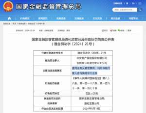 华安财险(华安保险因虚列业务及管理费用获罚17万元，连续两年偿付能力不达标)