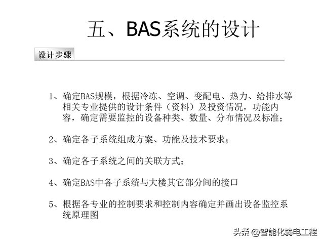 楼宇自控系统基础知识及设计教程讲解