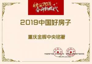 金辉中央铭著(用匠心建好房，金辉·中央铭著入选“2019 中国好房子”)