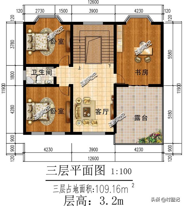 看了6000多套图纸，挑选出10款农村3层小洋楼，看完收藏不迷路