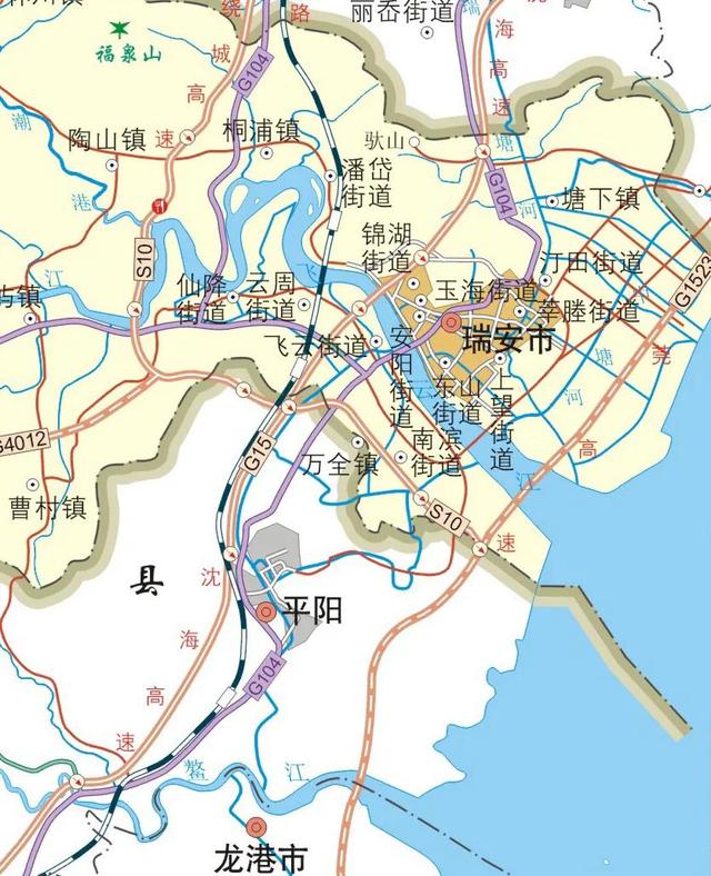 浙南小城瑞安市经济发达，飞云江从这里入海