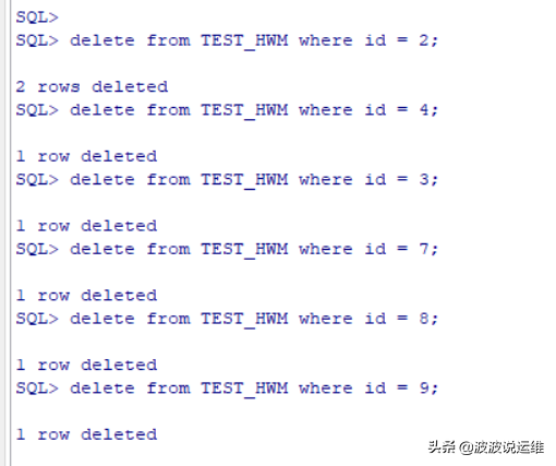 详解oracle中move的执行机制+通过move操作来降低HWM大小